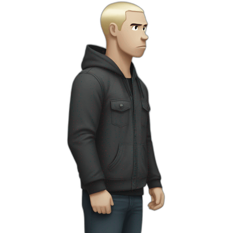 Gorilla meeting Eminem emoji