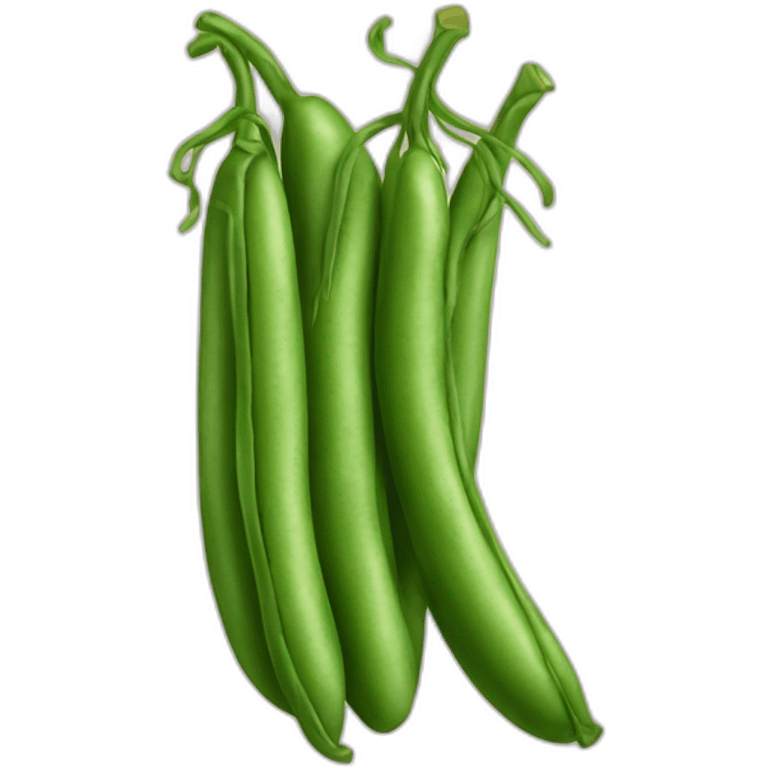 Green beans with potato emoji