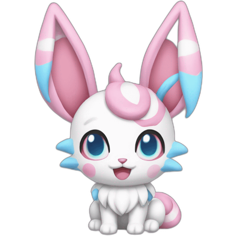 Sylveon-playing-video-game emoji