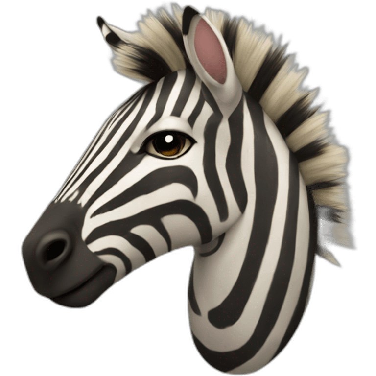 zebra mixed with snake emoji