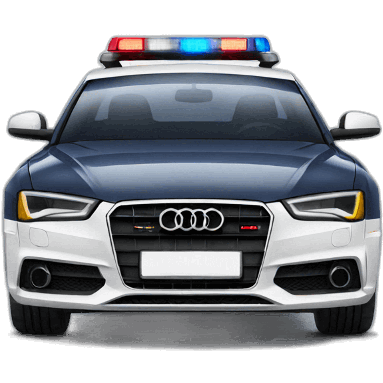 Audi Police car emoji