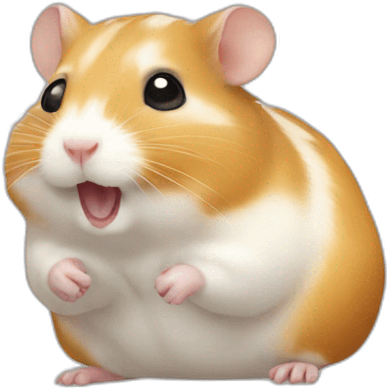 Hamster qui fuit emoji