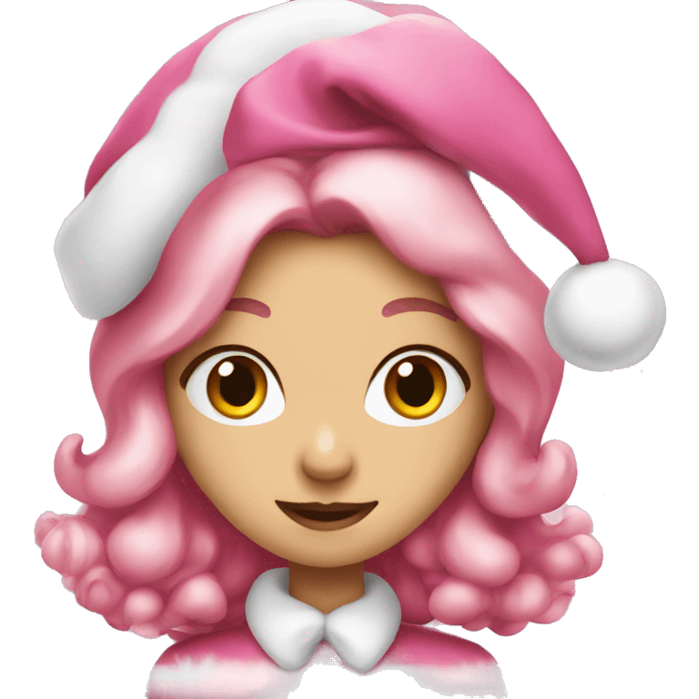 Pink christmas  emoji