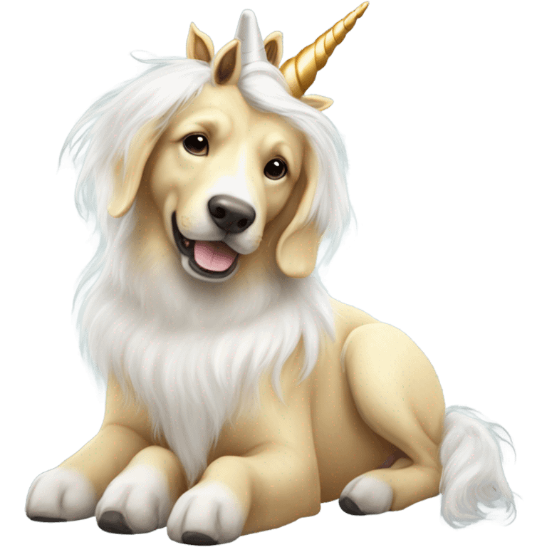 unicorn riding a dog emoji