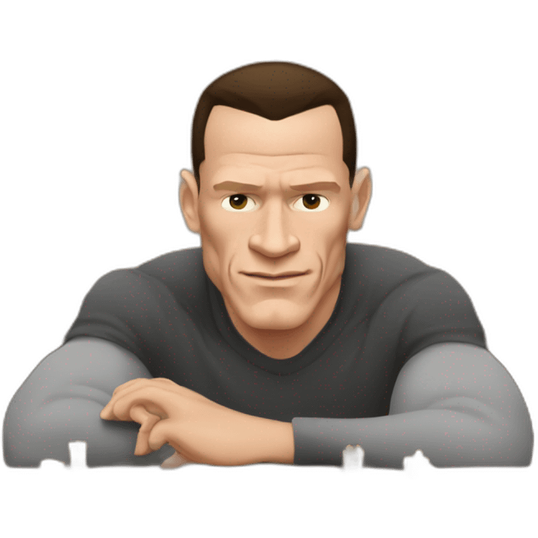 John cena playing chess emoji