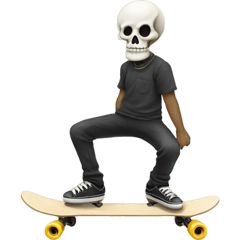 Squelette skateurs  emoji