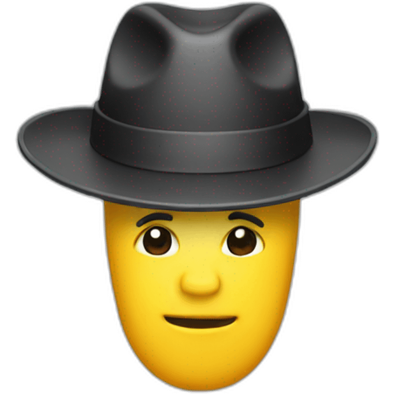 usb with hat emoji