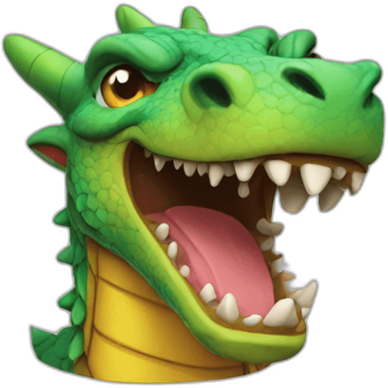 dragon con emoji