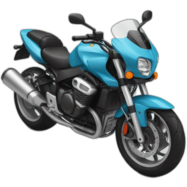 a sporty motorcycle emoji