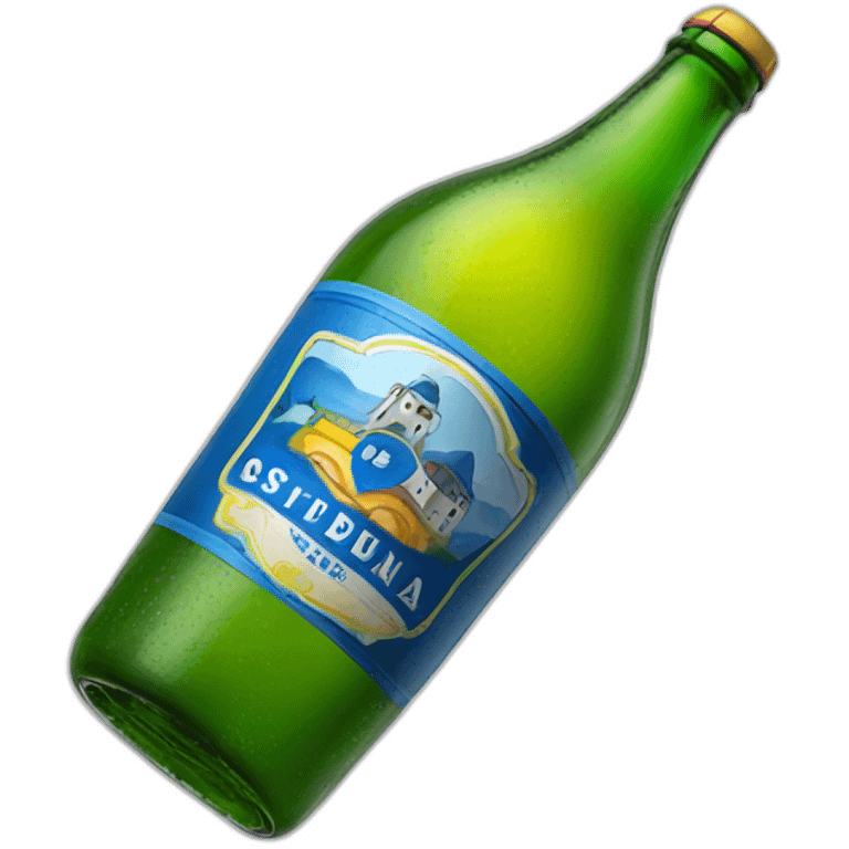 botella de sidra asturiana emoji