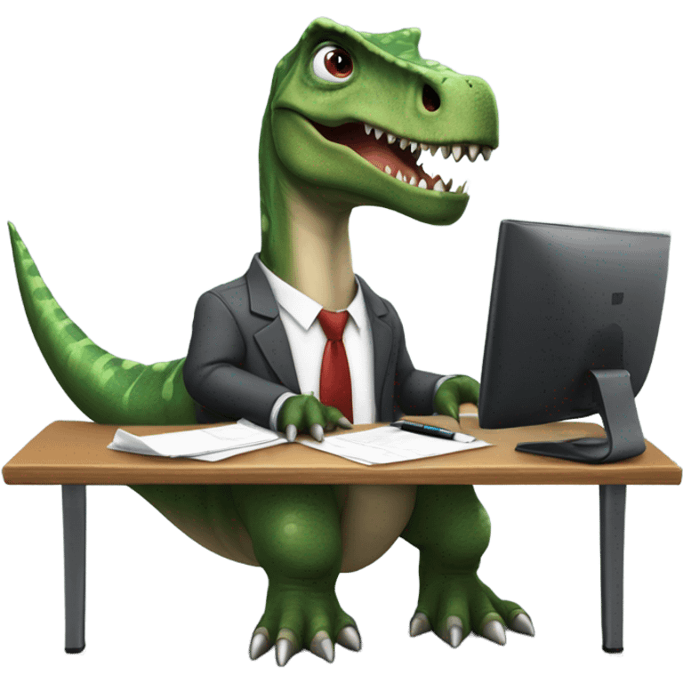 office dinosaur emoji