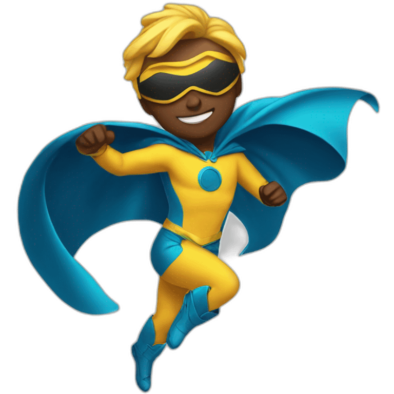 dancing superhero emoji