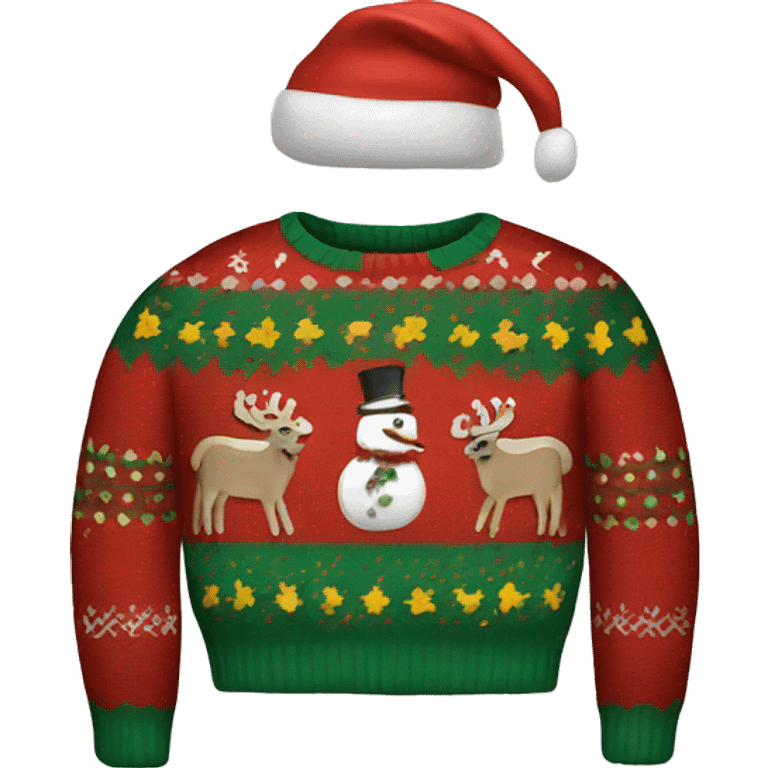 christmas sweater emoji