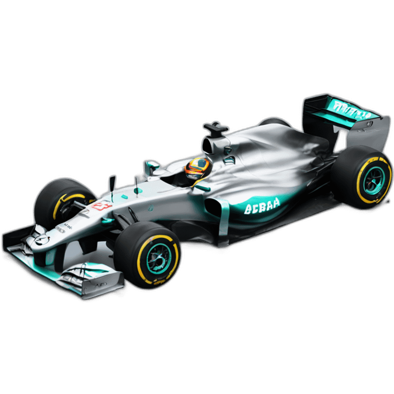 Mercedes F1 Car emoji