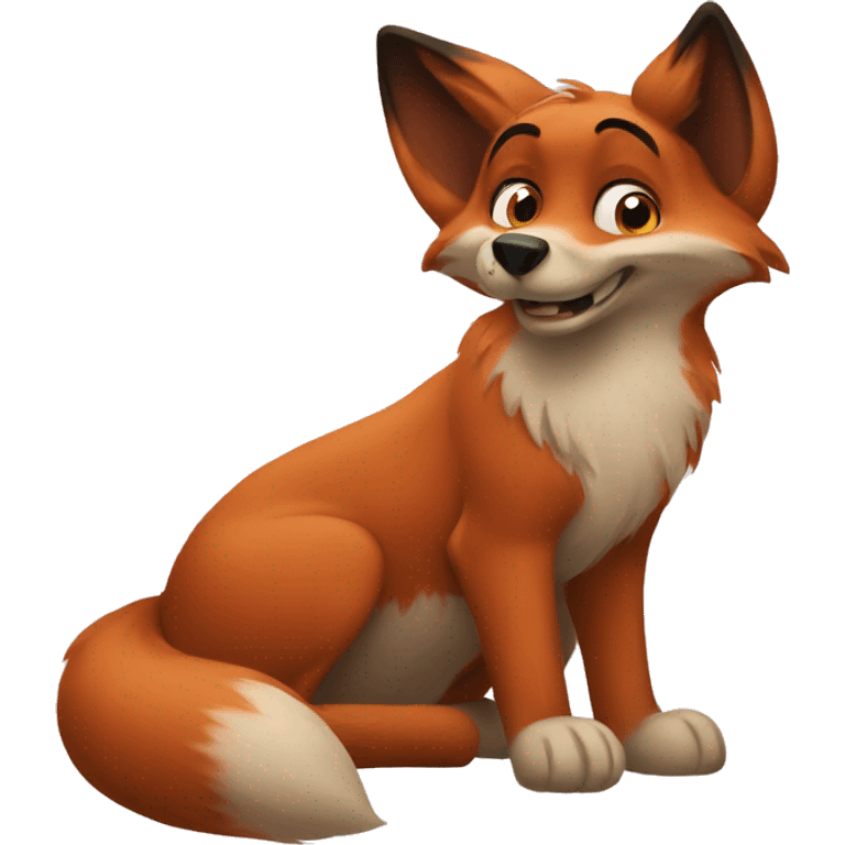 fox and the hound emoji