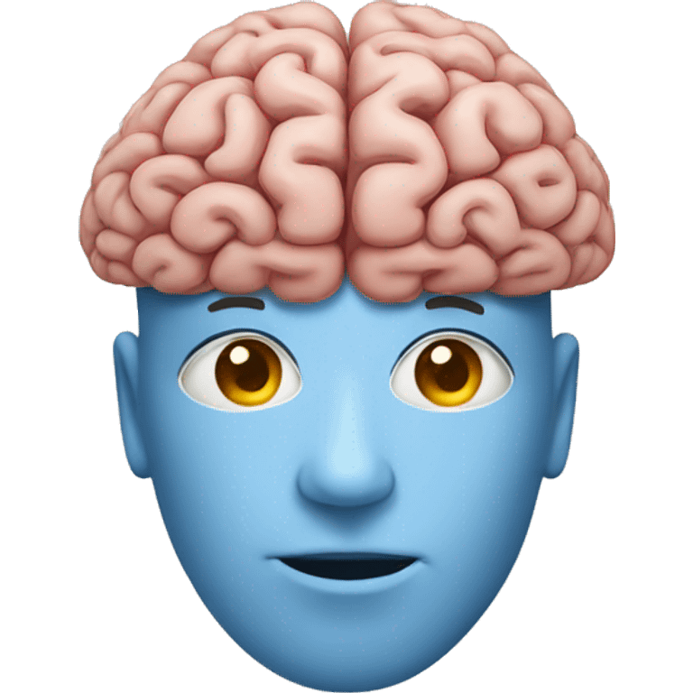 face with brain connecte emoji