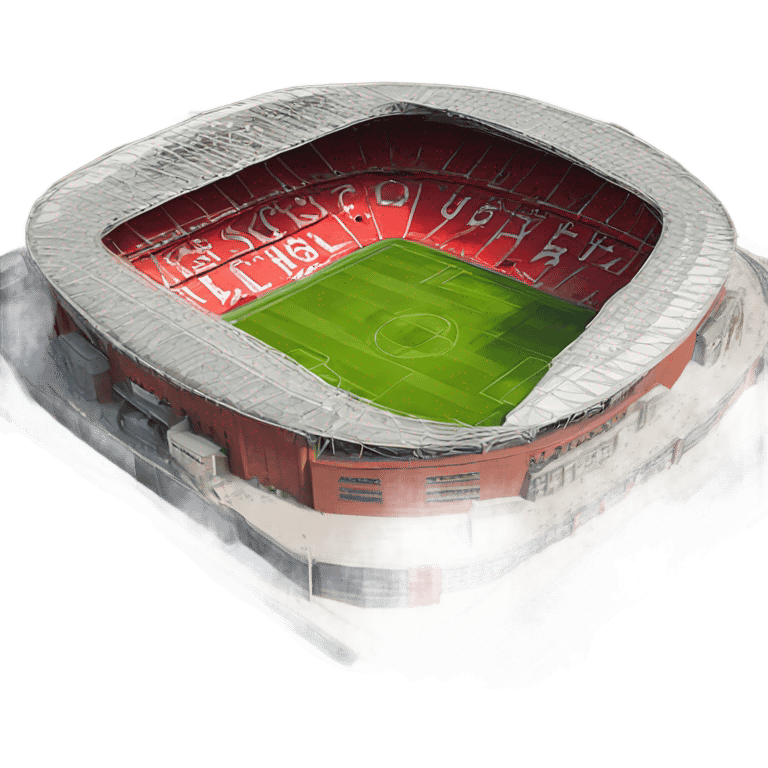 Old Trafford with a heart  emoji