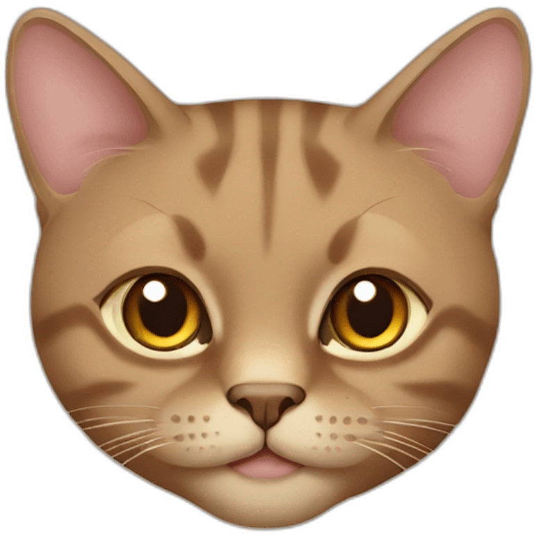 brown british cat emoji