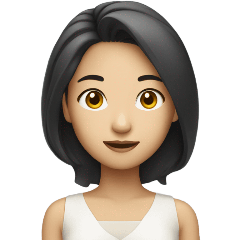 Asian women pretty emoji