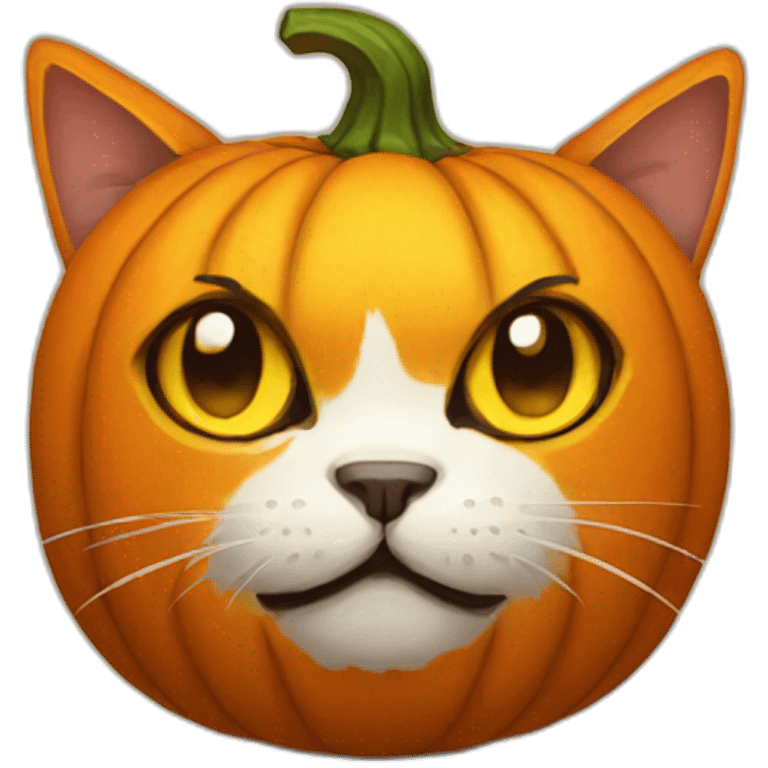 pumpkin cat emoji