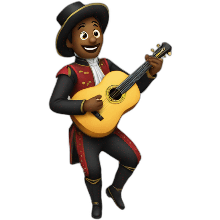 Minstrel performer emoji