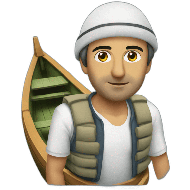 zemmour on a boat emoji