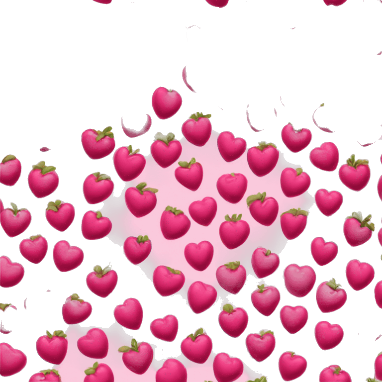 berry pink heart emoji