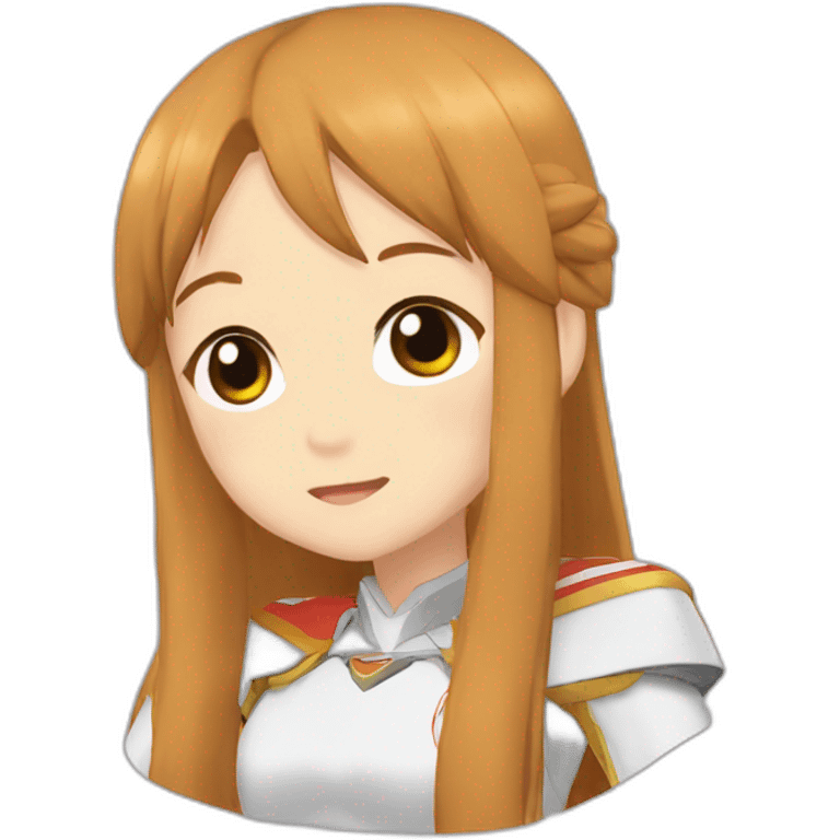 asuna kiss emoji