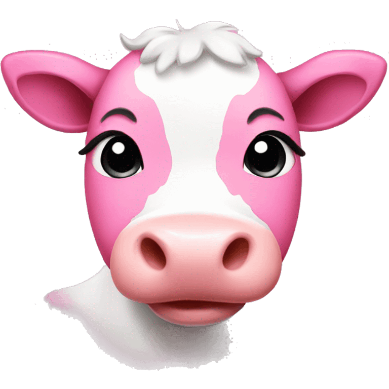 pink cute cow emoji