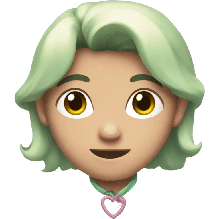 Pastel link heart emoji