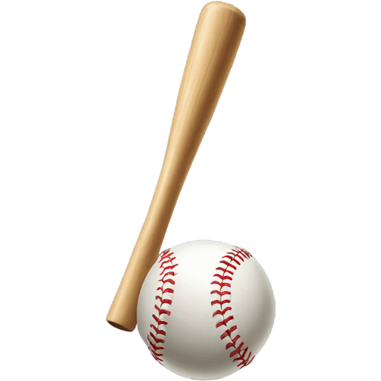 Baseball bat and a ball emoji