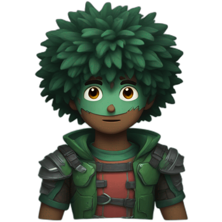 Dark deku emoji