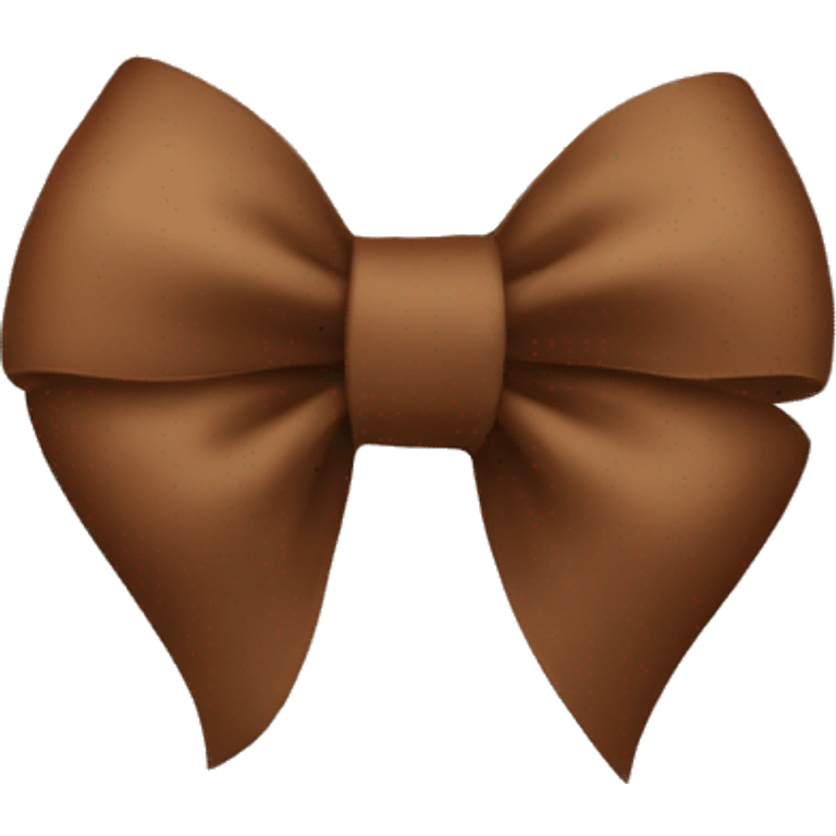 Brown little bow  emoji