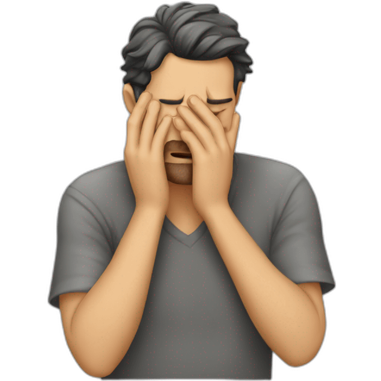 facepalm italian man emoji