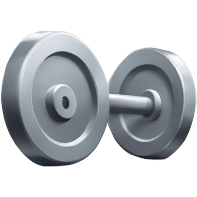 Barbell round plate emoji