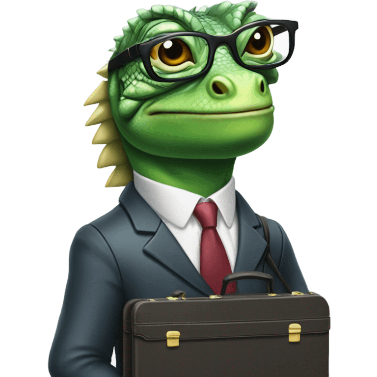 capitalist-iguana emoji