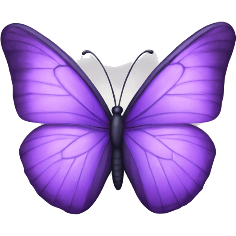 Purple butterfly  emoji