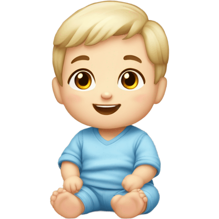 A qute baby emoji