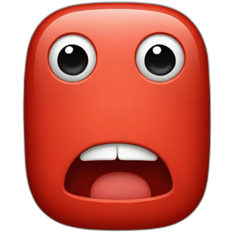 red iphone emoji