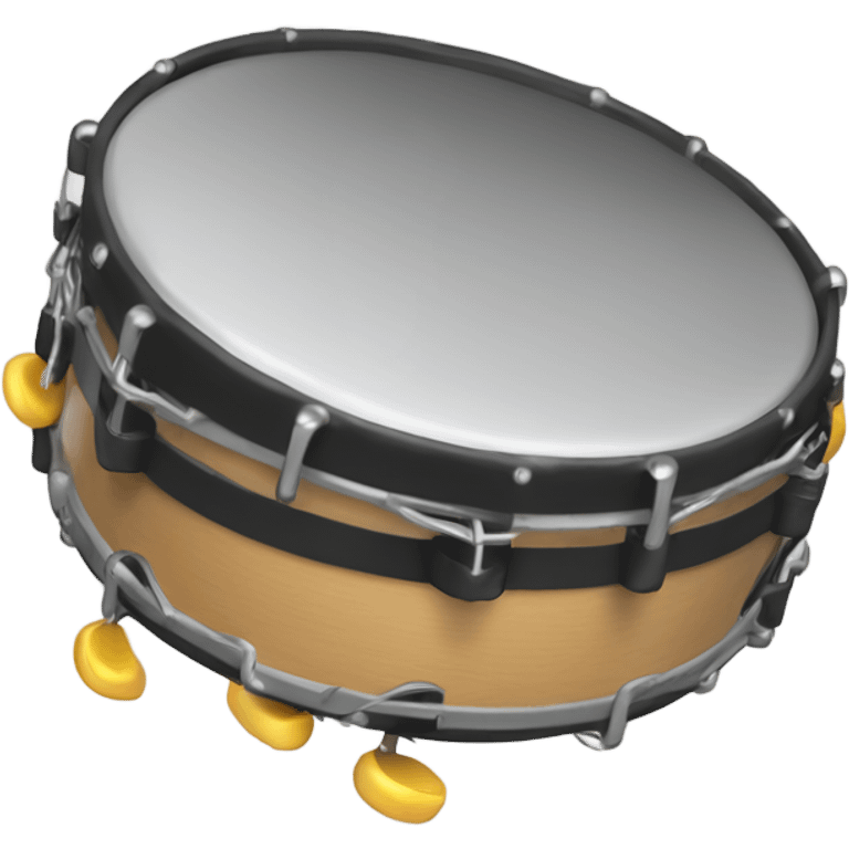 tambourine with metal jingles emoji