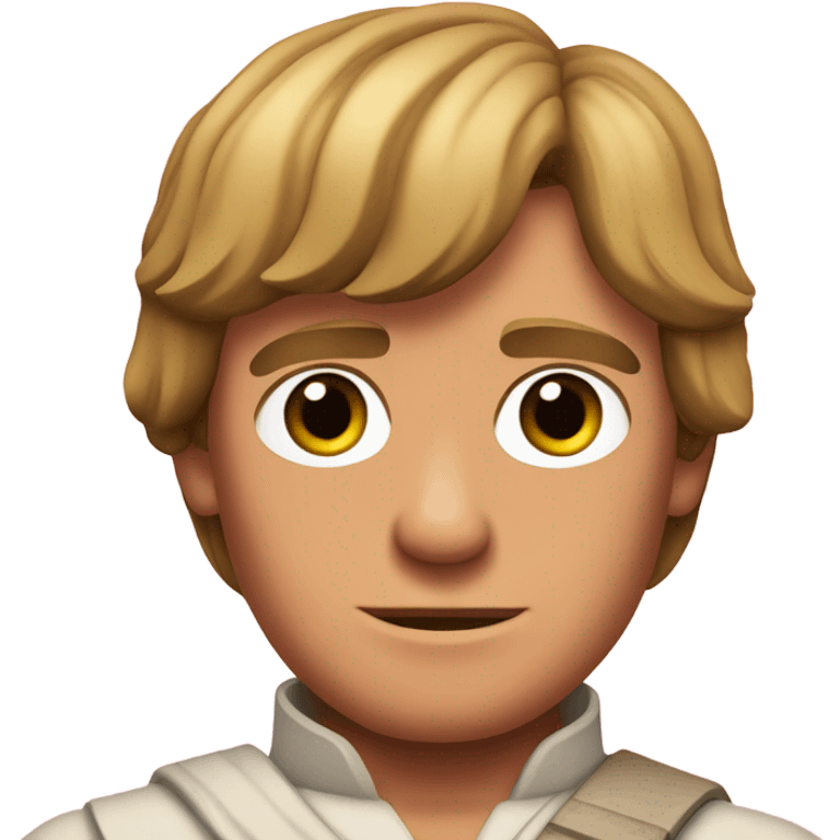 luke skywalker must be all pink, upper body emoji