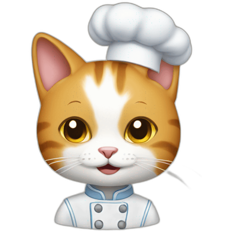 Cat cook emoji