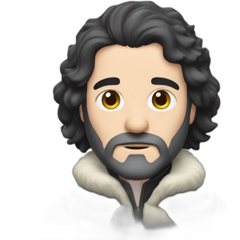 John snow buvant bière emoji