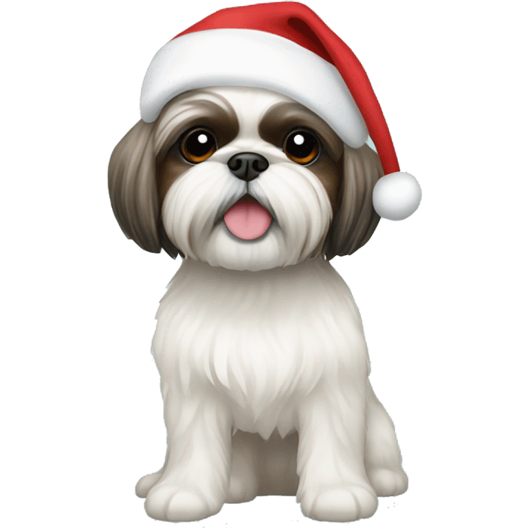 Christmas Shih Tzu  emoji