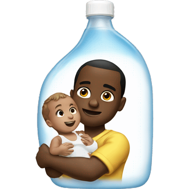 Diddy holding baby oil emoji