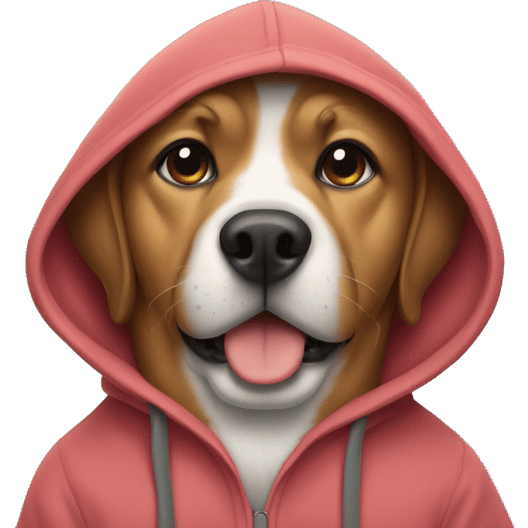 dog in hoodie emoji