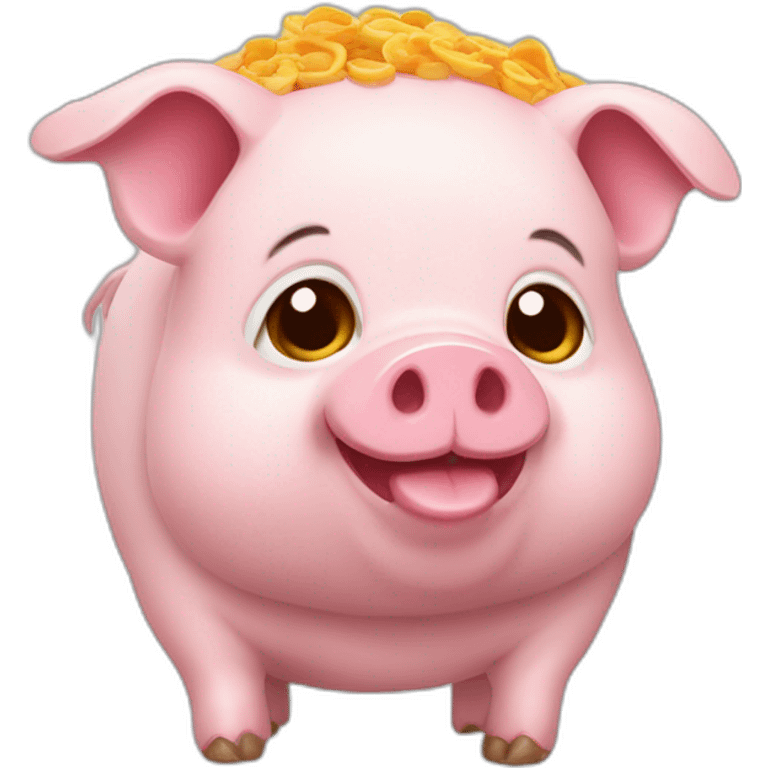 cochinita pig con cintillo emoji