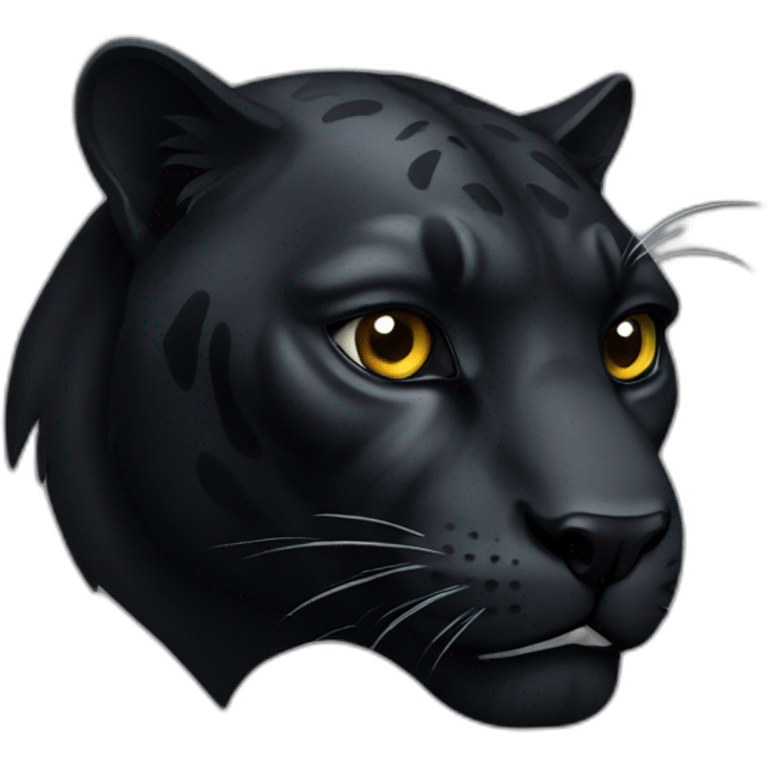 Panther in black emoji