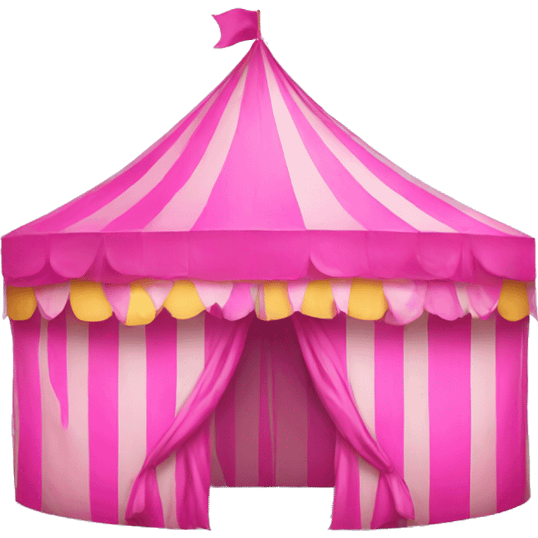 pink carnival tent emoji