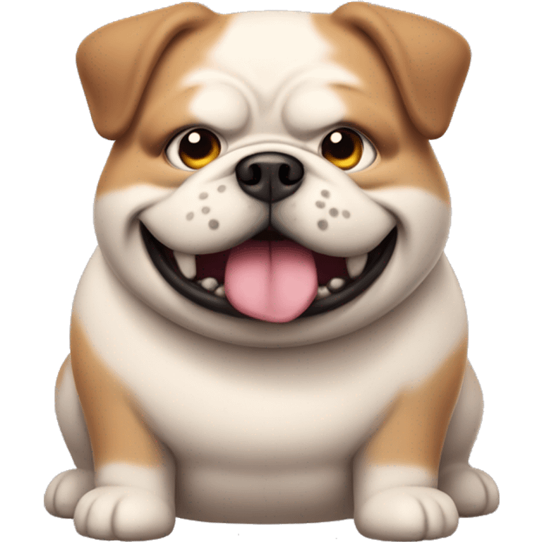 Chunky fat pudge dog  emoji